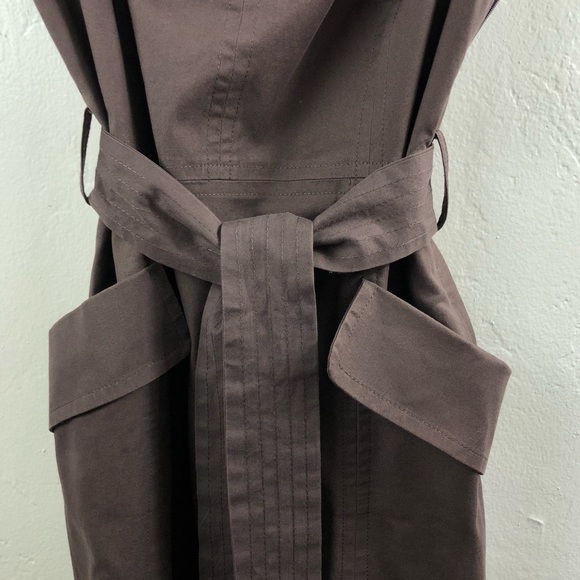 Milly of New York Embellished Linen Pocket Dress 6 - Picture 7 of 16